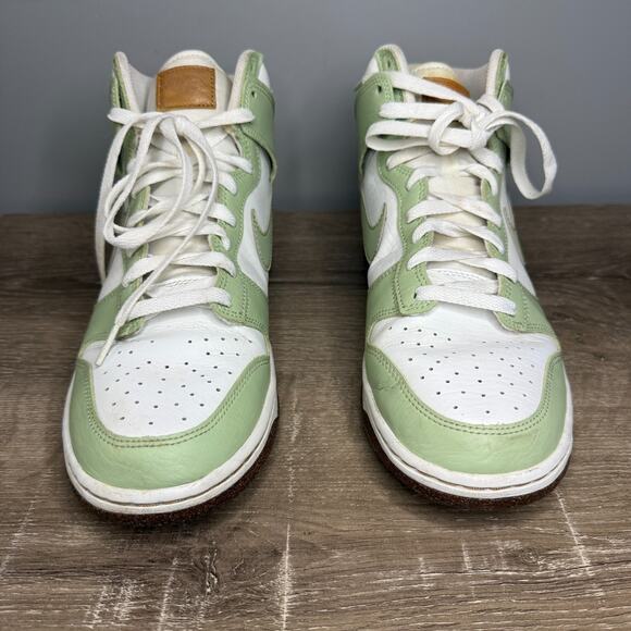 Nike Dunk High SE Mens 9.5 Inspected By Swoosh DQ7680-300 Honeydew White main image 8